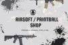 Airsoft Paintball įranga